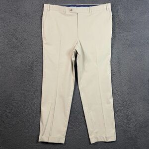Peter Millar Pants Mens 38x30 Beige Tan Straight Fit Chinos Preppy Casual